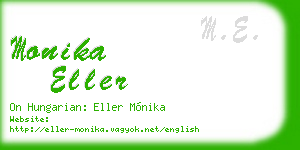 monika eller business card