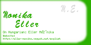 monika eller business card